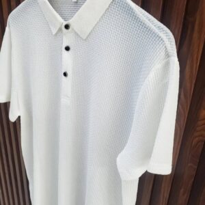 MESH ICE SILK POLO SHIRT