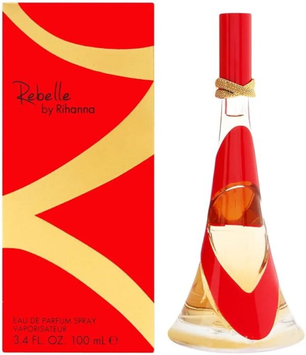 Rihanna Rebelle Eau De Parfum Spray for Women, Red