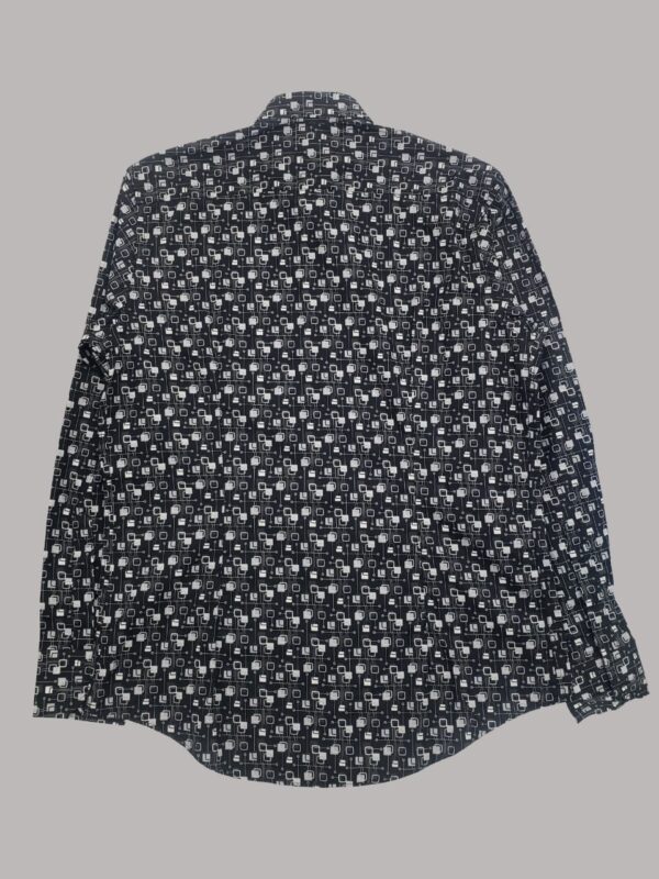 Geometric printed causal shirt - Image 2