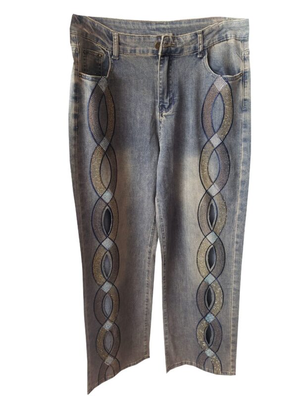 BAGGY JEANS (Luxury jeans with diamond setting (studded)