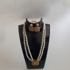 Pearl beads jewelry set