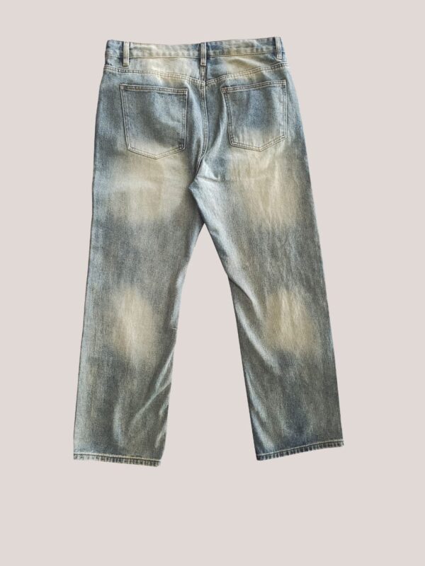 Washed Distressed  Denim Jeans - Image 2