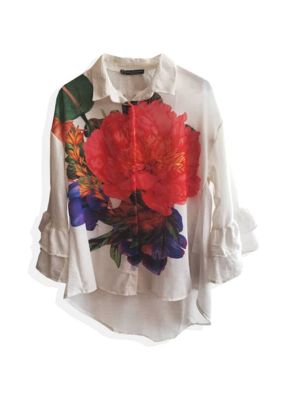 Bell sleeve shirt