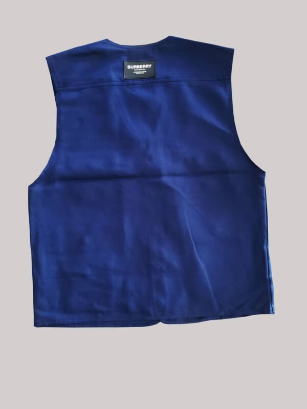 Blue sleeveless vest - Image 2