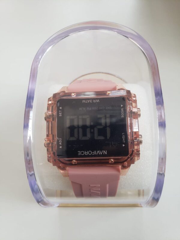 pink Naviforce Digital watch LCD( unisex)