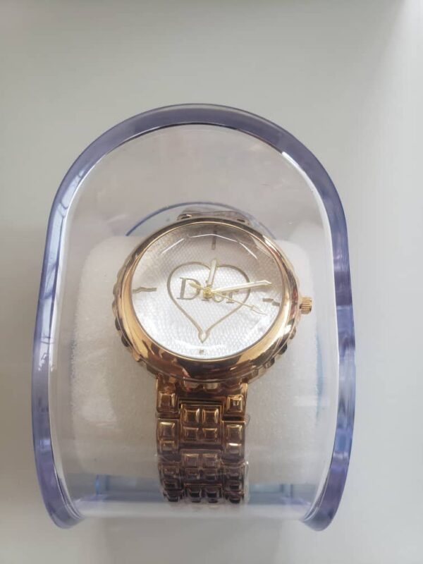 Golden Dior women watch