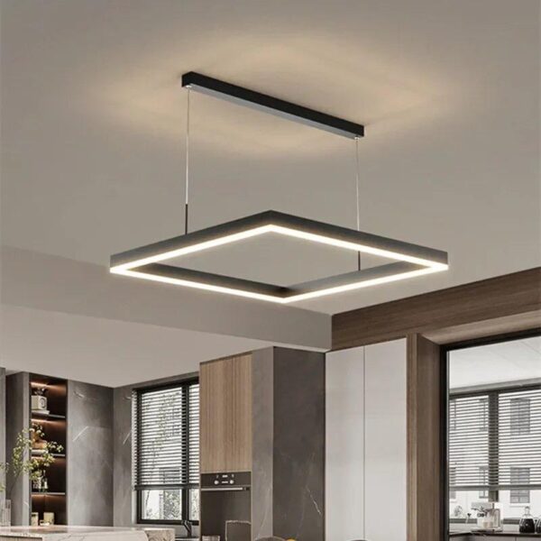 Modern Square LED Chandelier