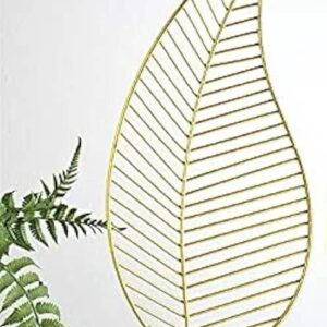 Metal Iron Leaf Sculpture