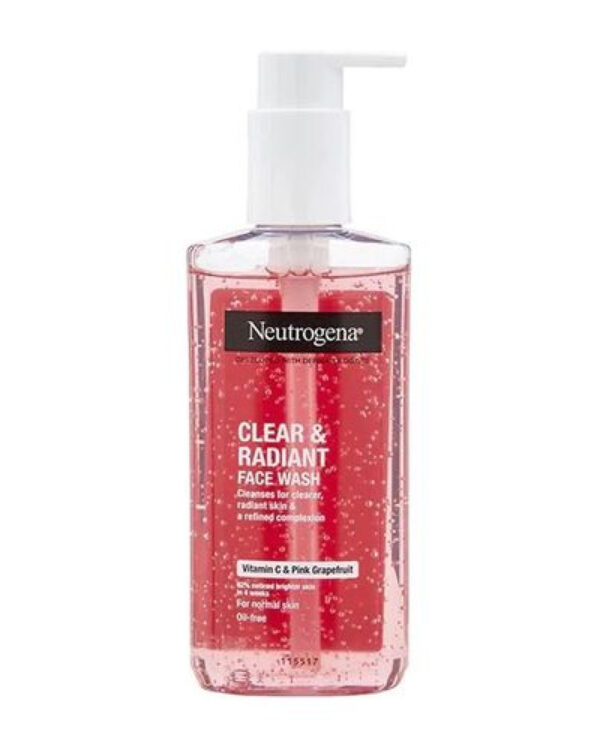 Neutrogena clear & radiant face wash