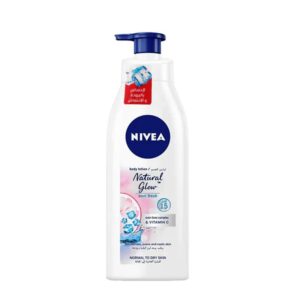 Nivea Body Lotion Natural Glow Cool Fresh SPF15 Normal to Dry Skin 250ML